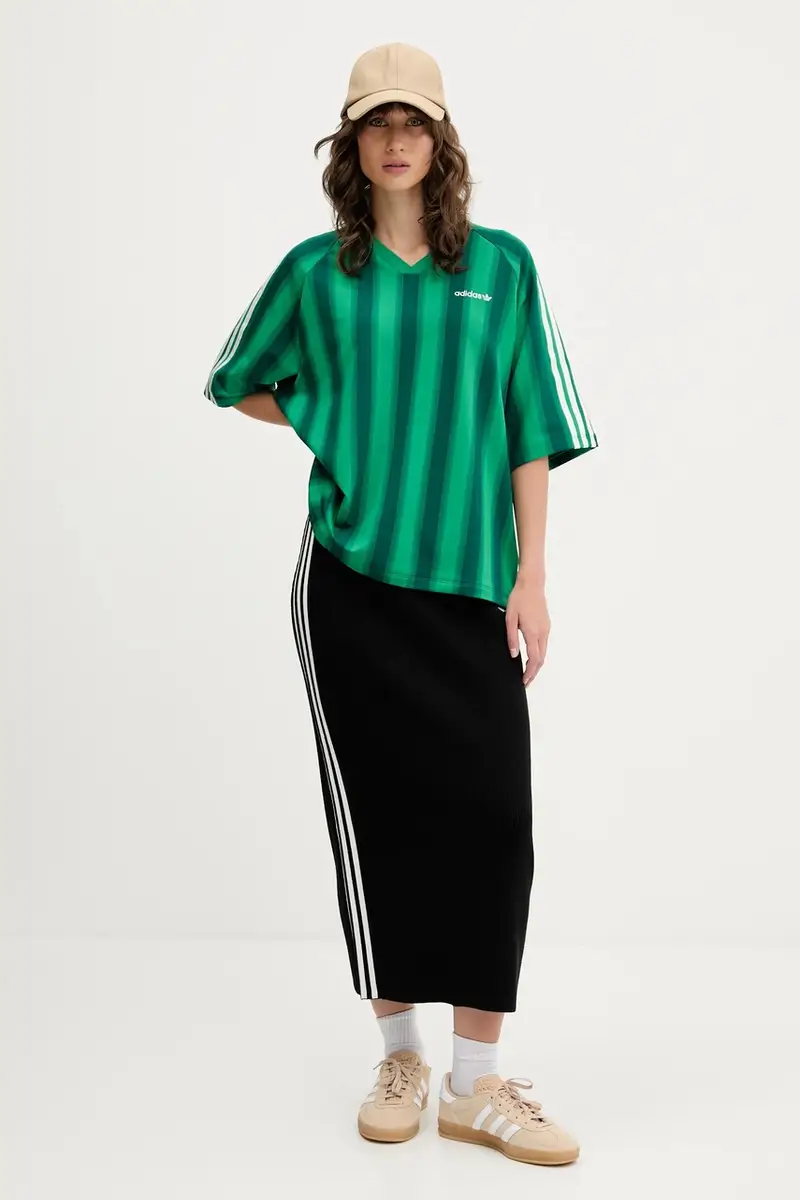 gonna 3-Stripes colore nero JW2661 miniatura 2