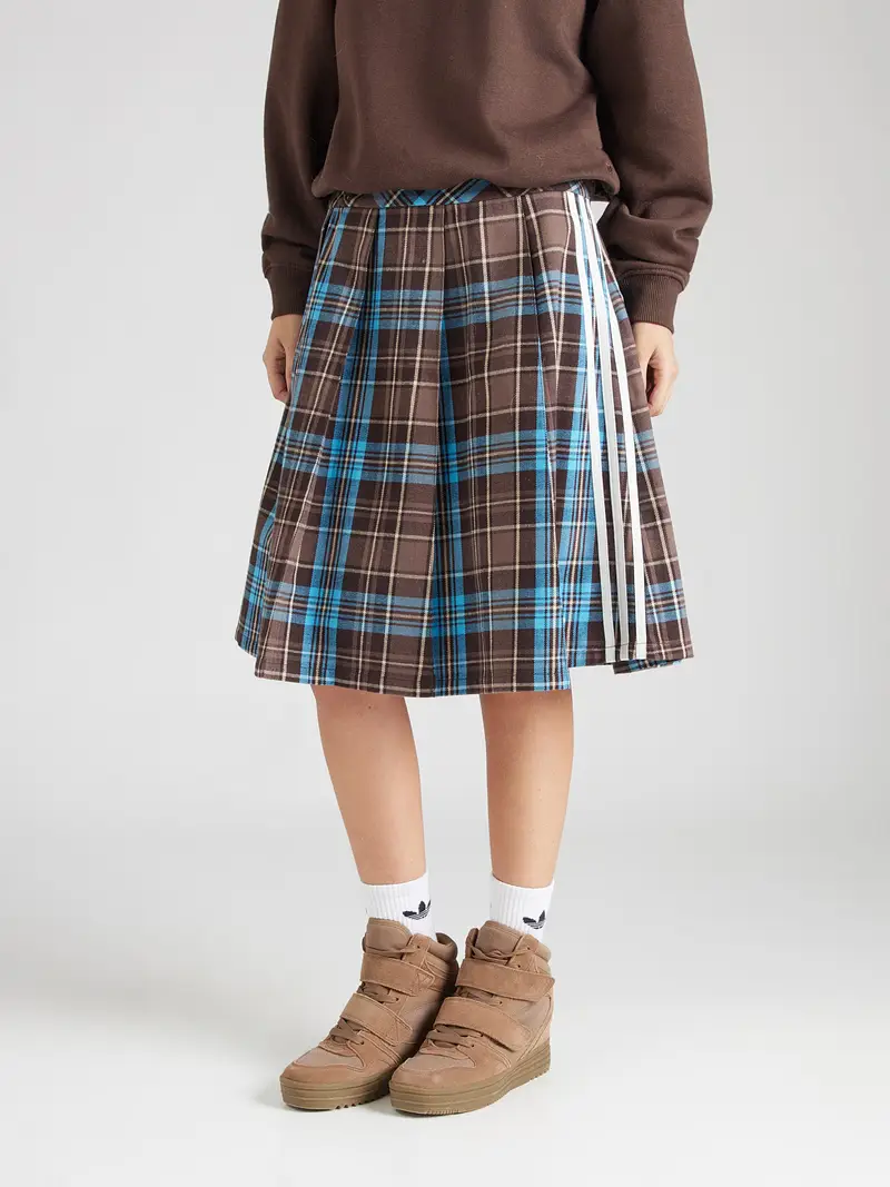 Gonna blu chiaro / marrone / nero / bianco miniatura 2