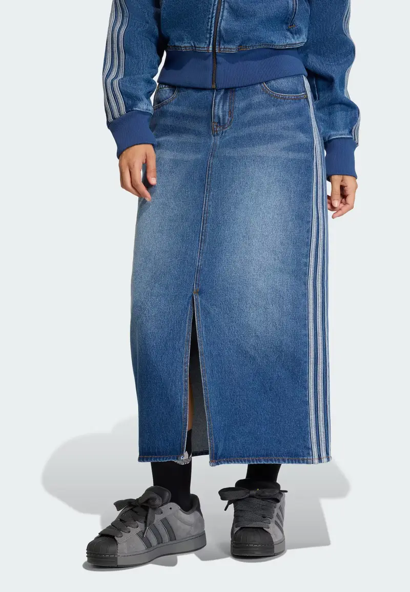 Gonna blu denim miniatura 2