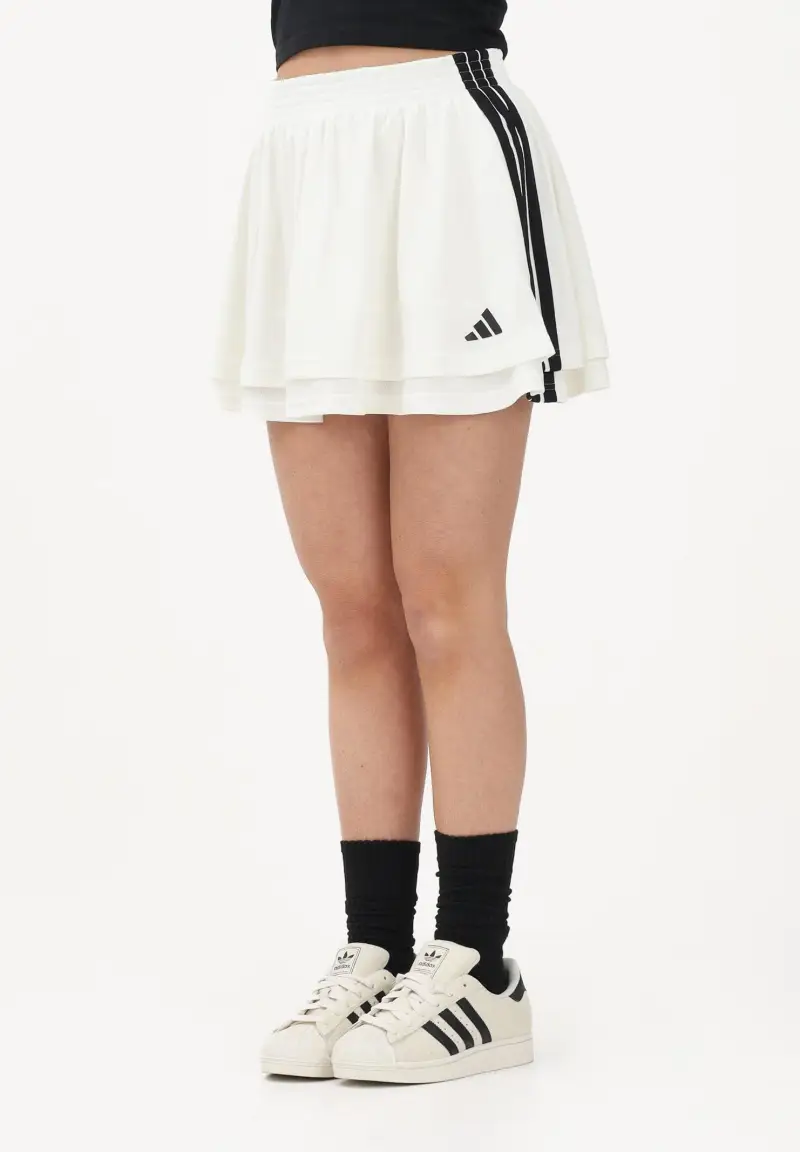 Gonna corta HOUSE OF TIRO bianca da donna
