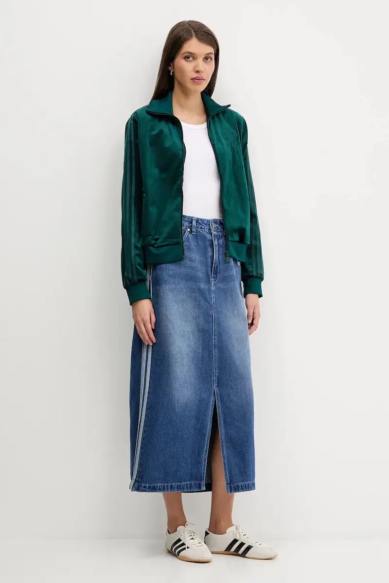 gonna Denim Long Skt Blu miniatura 2