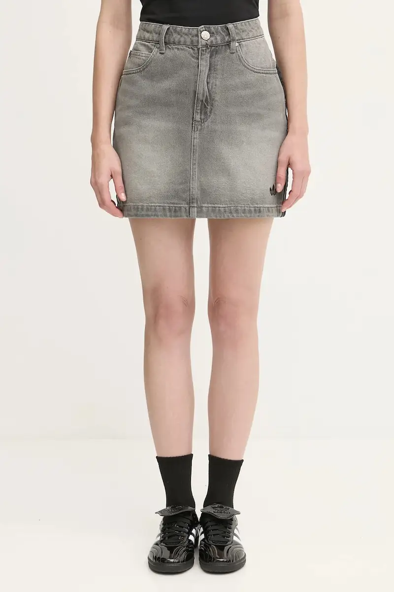 gonna di jeans Denim Mini Skt colore grigio JW2657