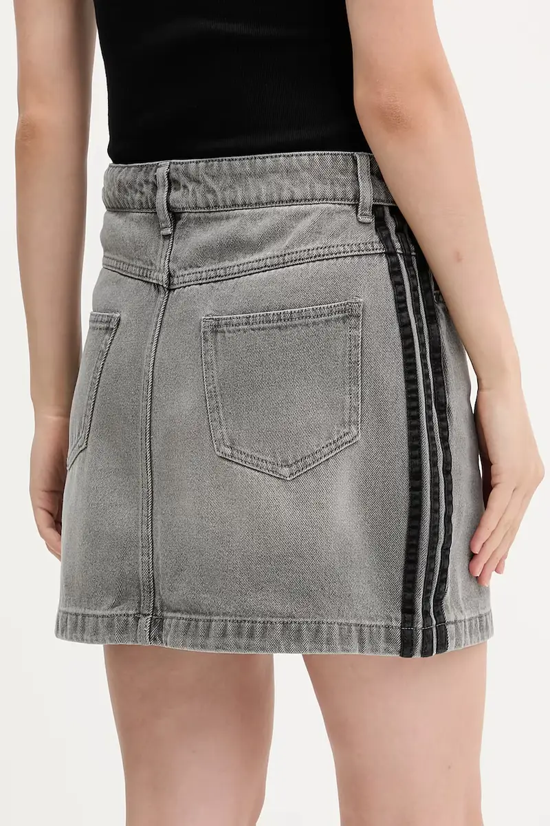 gonna di jeans Denim Mini Skt colore grigio JW2657 miniatura 3