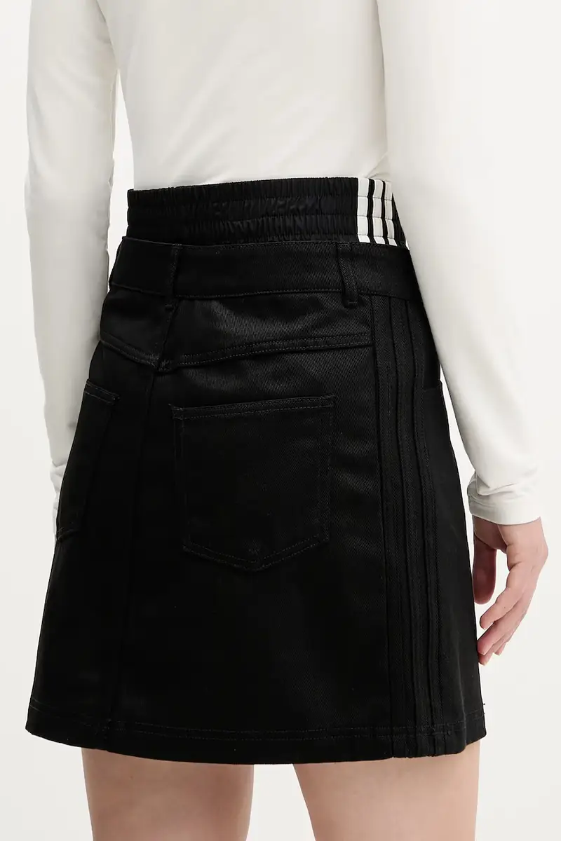 gonna di jeans FB Utility colore nero JX7593 miniatura 3