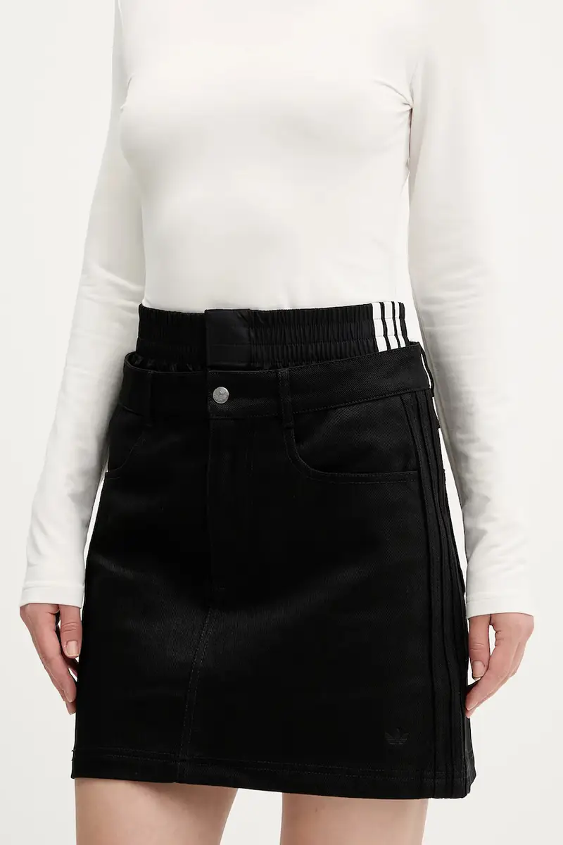 gonna di jeans FB Utility colore nero JX7593