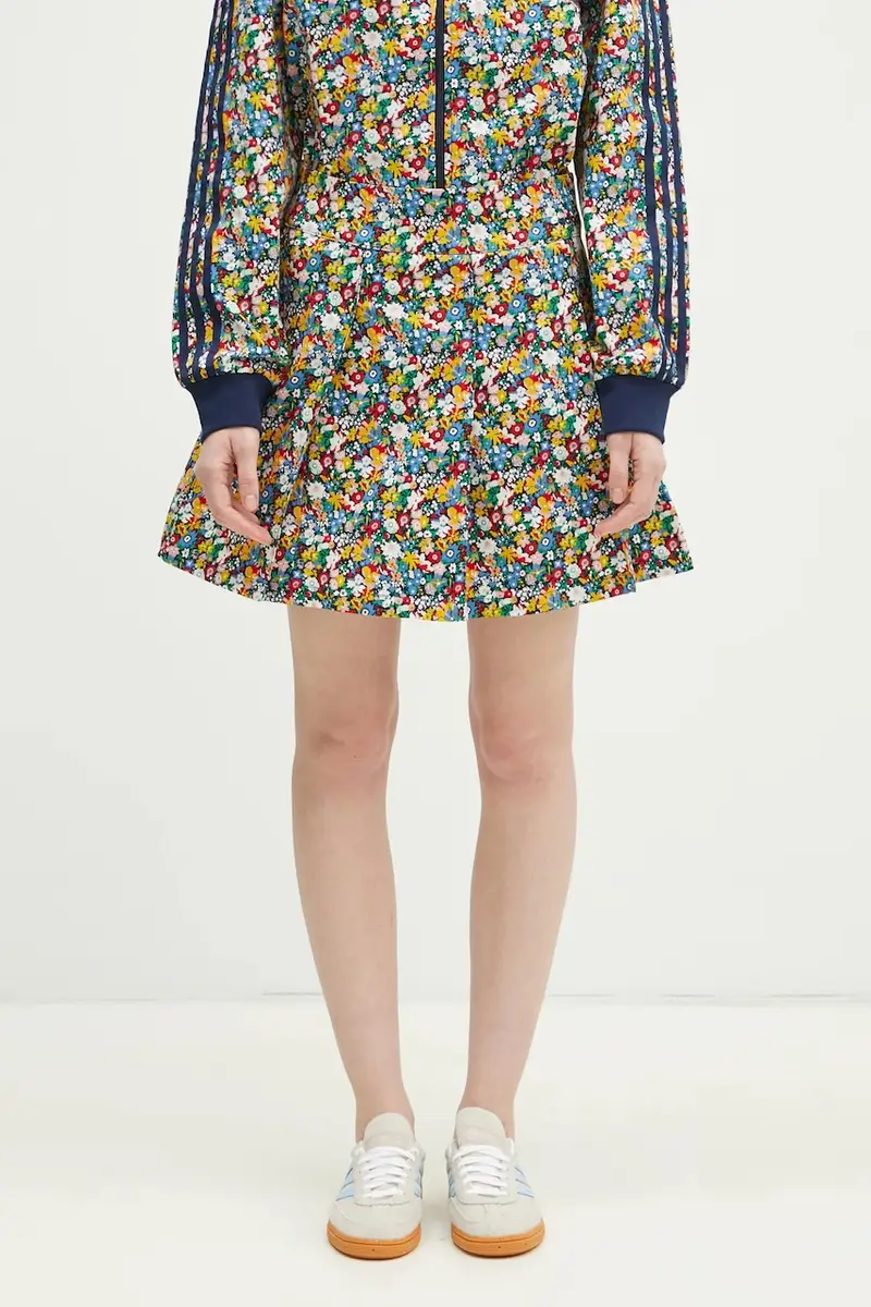 gonna in cotone Liberty colore blu JC7774