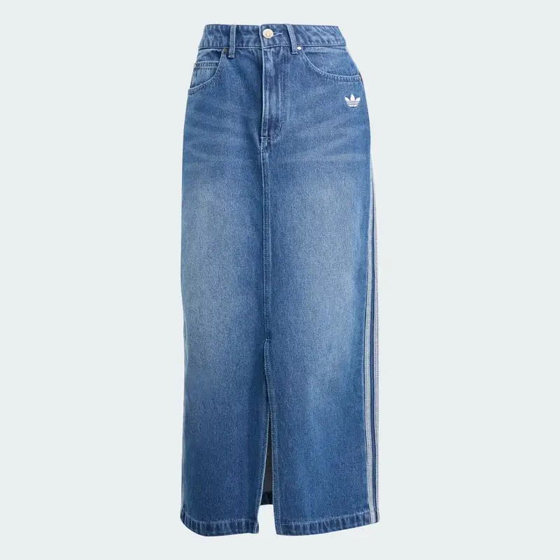 gonna midi adidas BLU