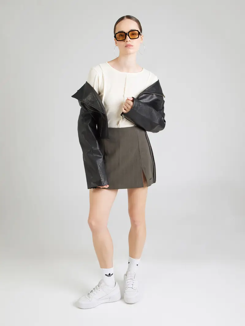 Gonna oliva / nero miniatura 3