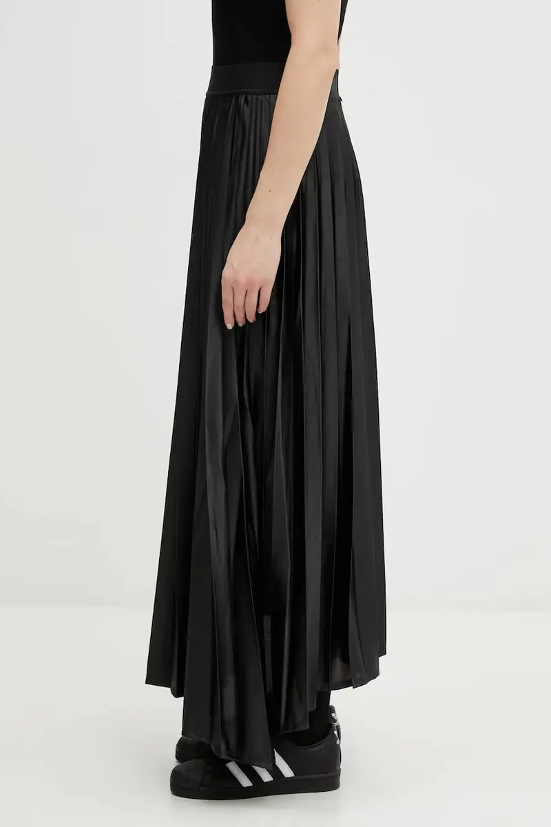 gonna x Willy Chavarria Princess Pleat Skirt Nero miniatura 2