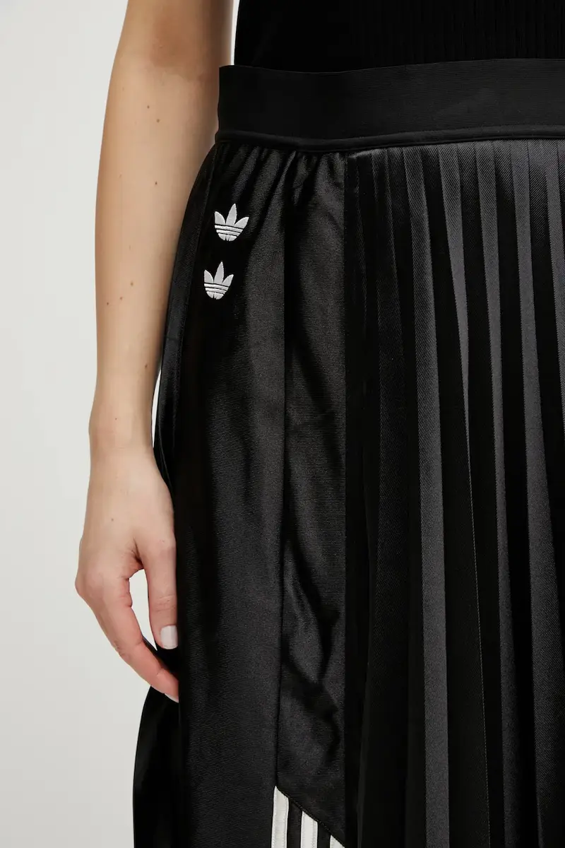 gonna x Willy Chavarria Princess Pleat Skirt Nero miniatura 5