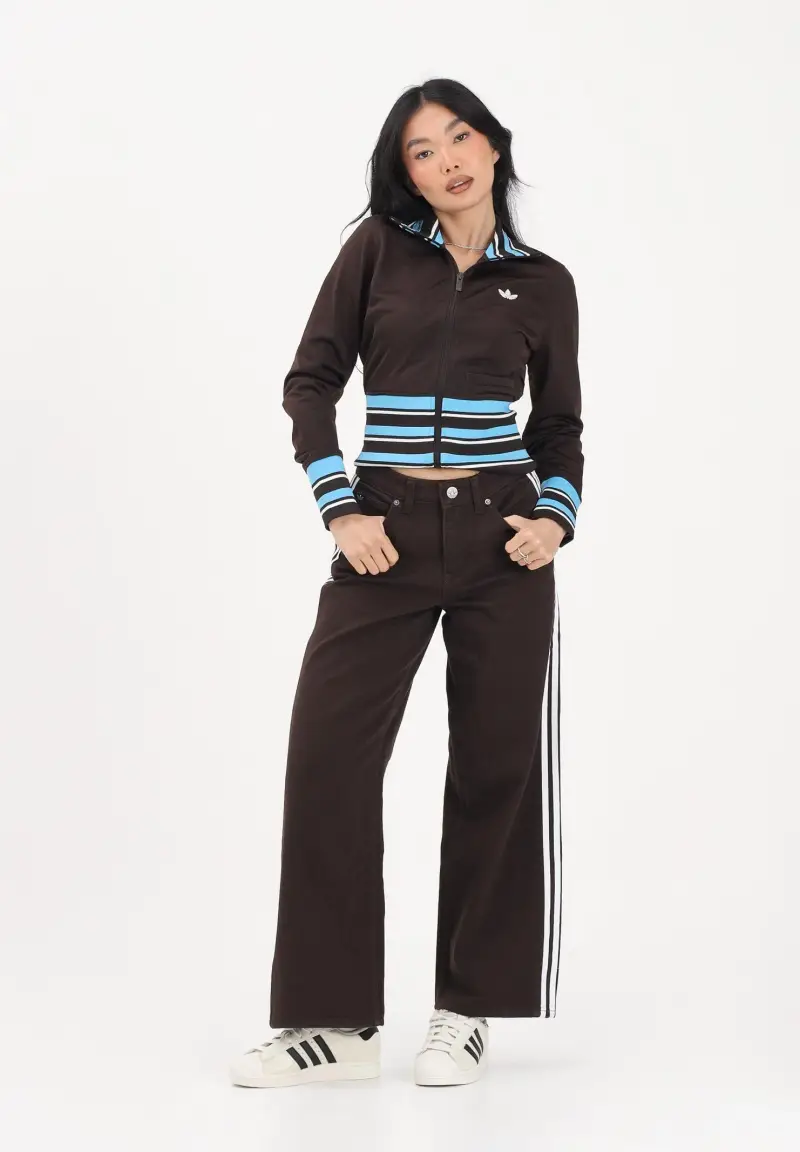 adidas Originals Jeans Donna Marrone 4317587 miniatura 2