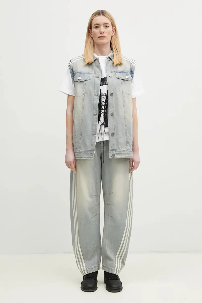 adidas Originals Jeans Donna Blu 3790638 miniatura 5