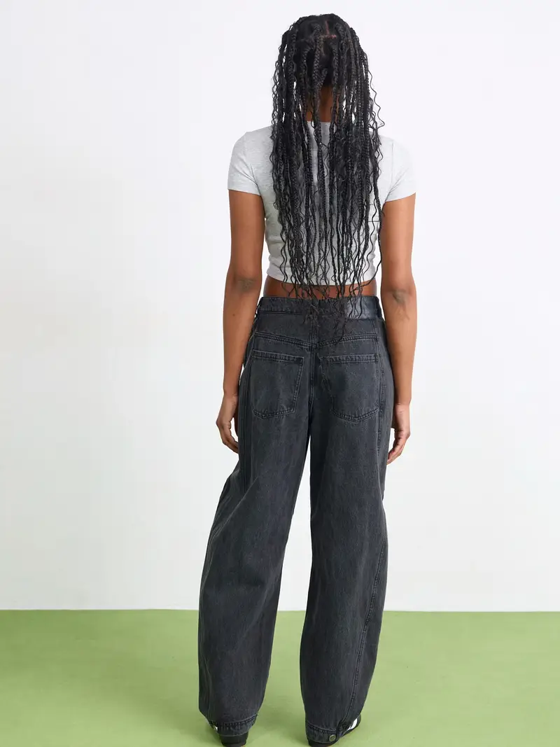 adidas Originals Jeans Nero 4105669 miniatura 3