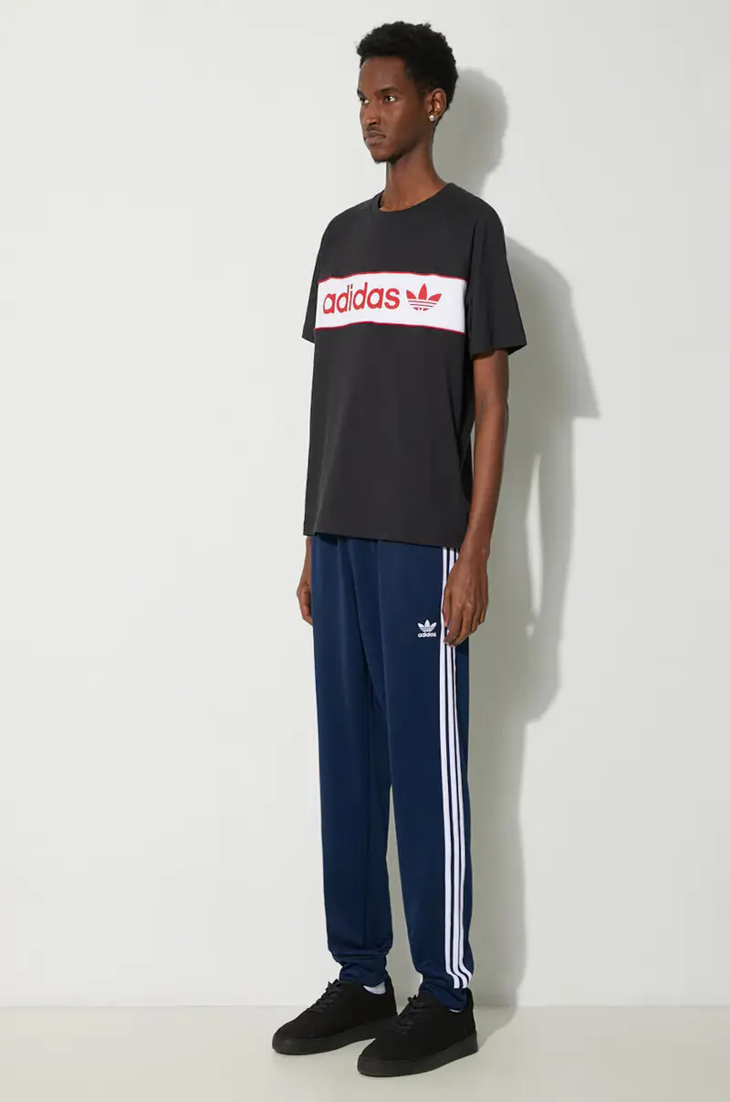 joggers Adicolor Classics SST colore blu navy con applicazione IR9887 miniatura 2