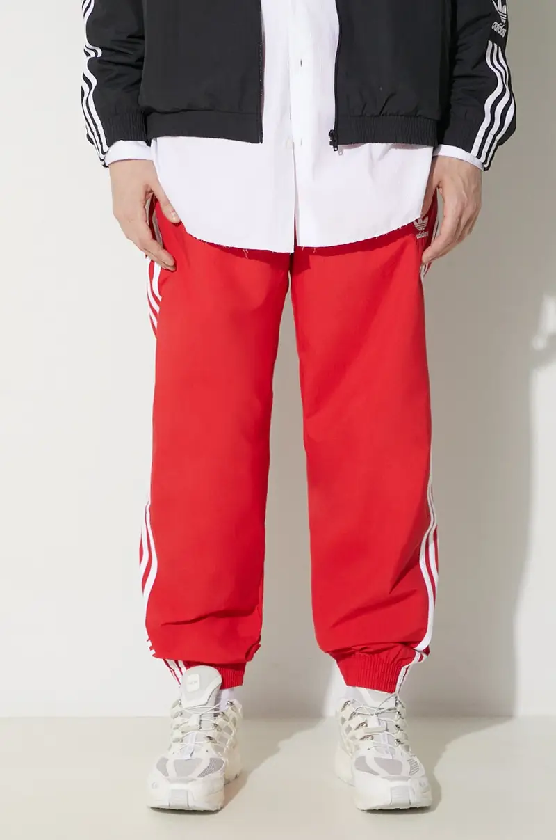 joggers Adicolor Woven Firebird Track Top colore rosso con applicazione IT2498