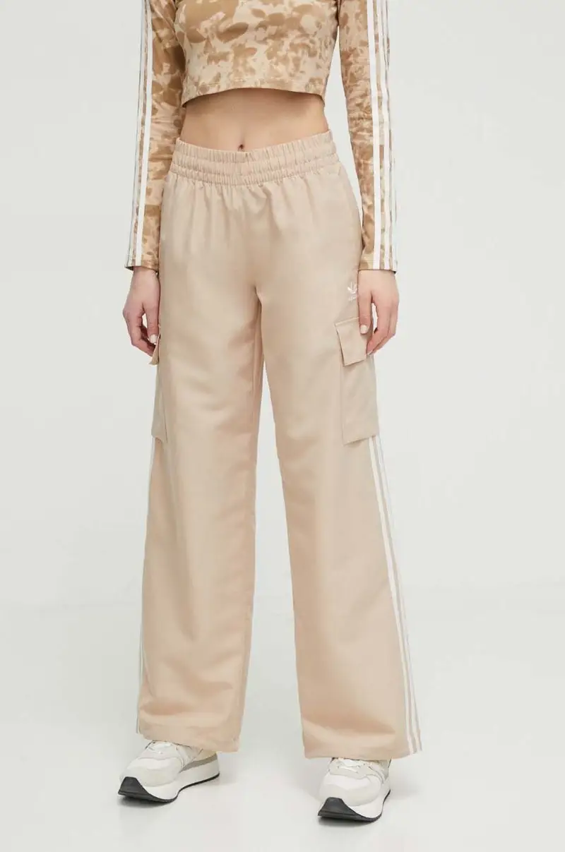 joggers colore beige IZ0717 miniatura 4