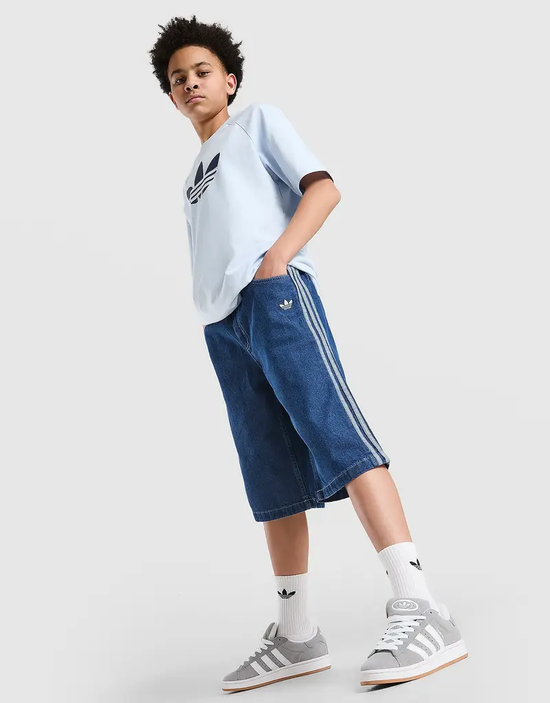 Jorts in Denim Junior, blu