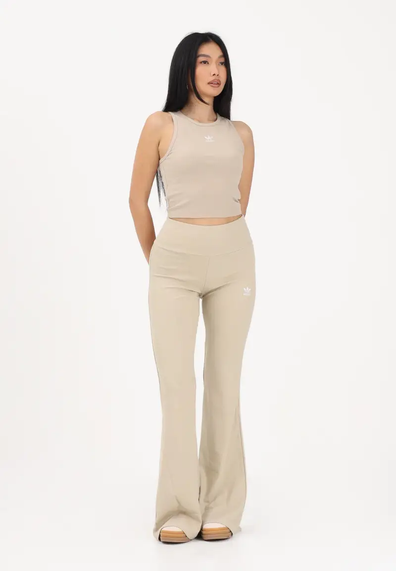 adidas Originals Leggings Donna Beige 4323223 miniatura 2