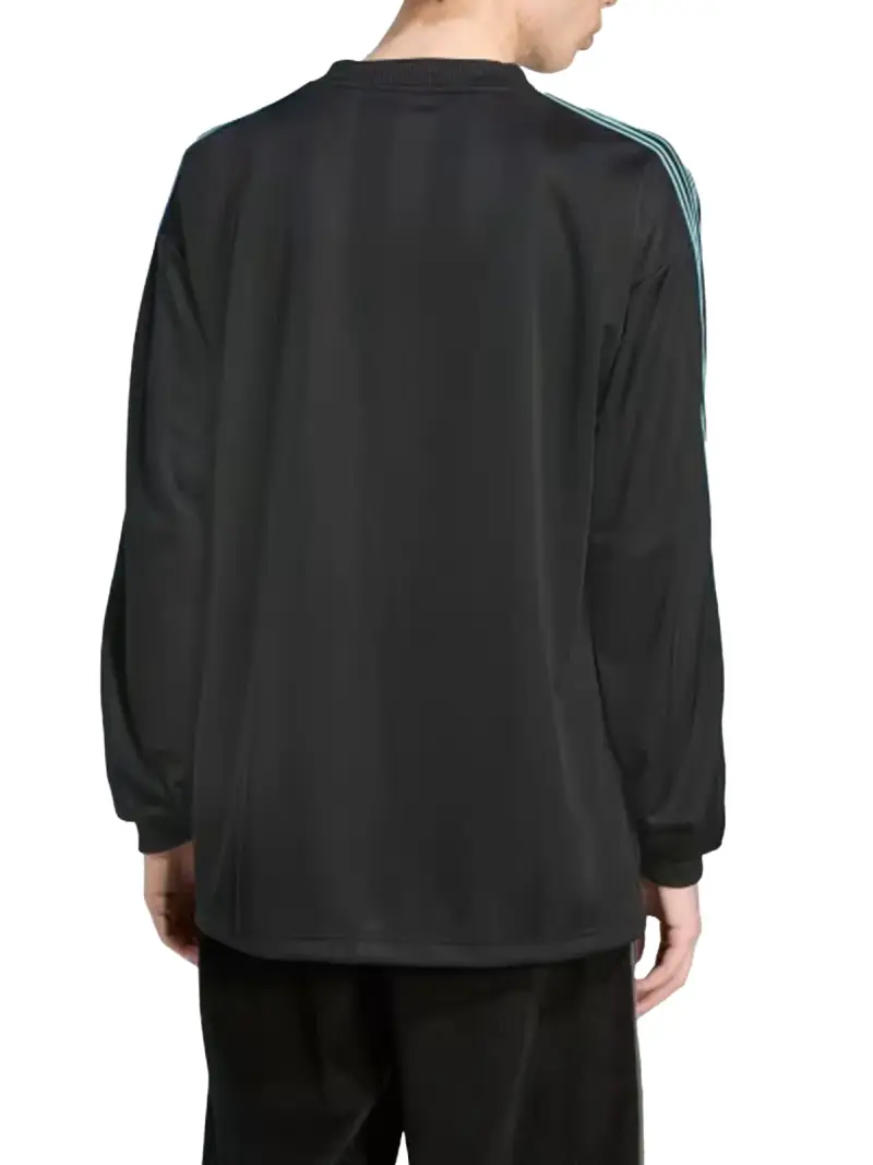 Adidas Originals Maglia Nera a Maniche Lunghe miniatura 3