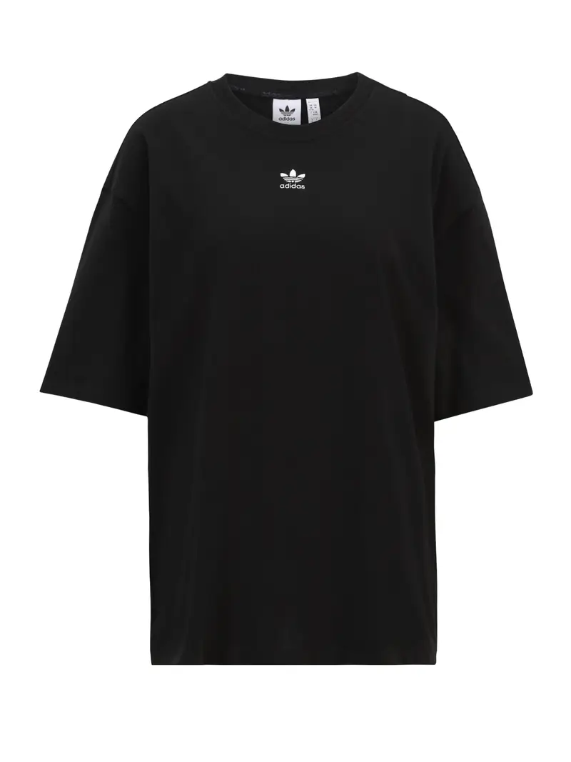 ADIDAS ORIGINALS Maglia extra large 'Essentials'  nero / bianco