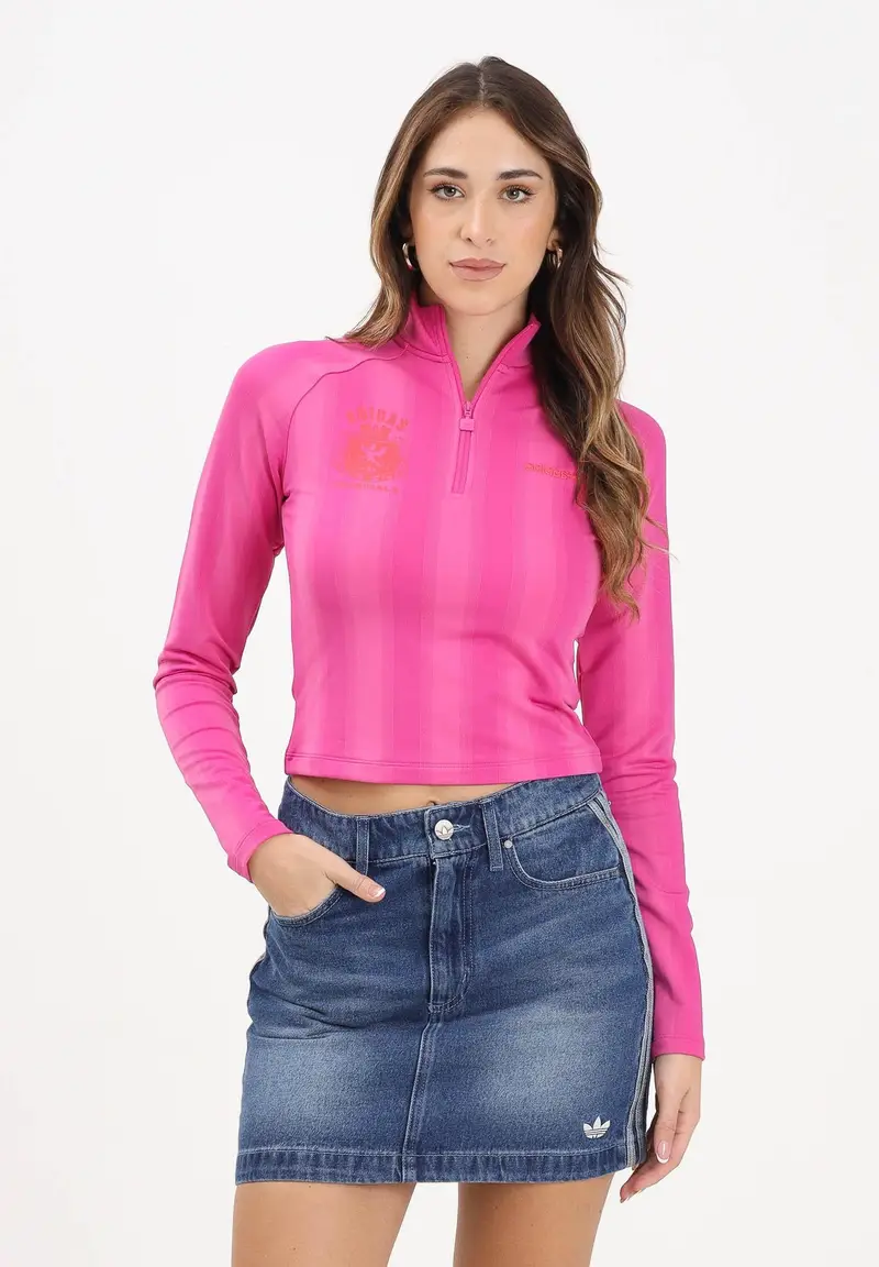 Maglia Graphic Football fucsia da donna miniatura 2