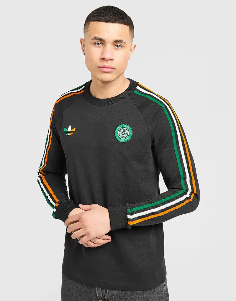 Maglia Manica Lunga Celtic FC Irish Origins, nero