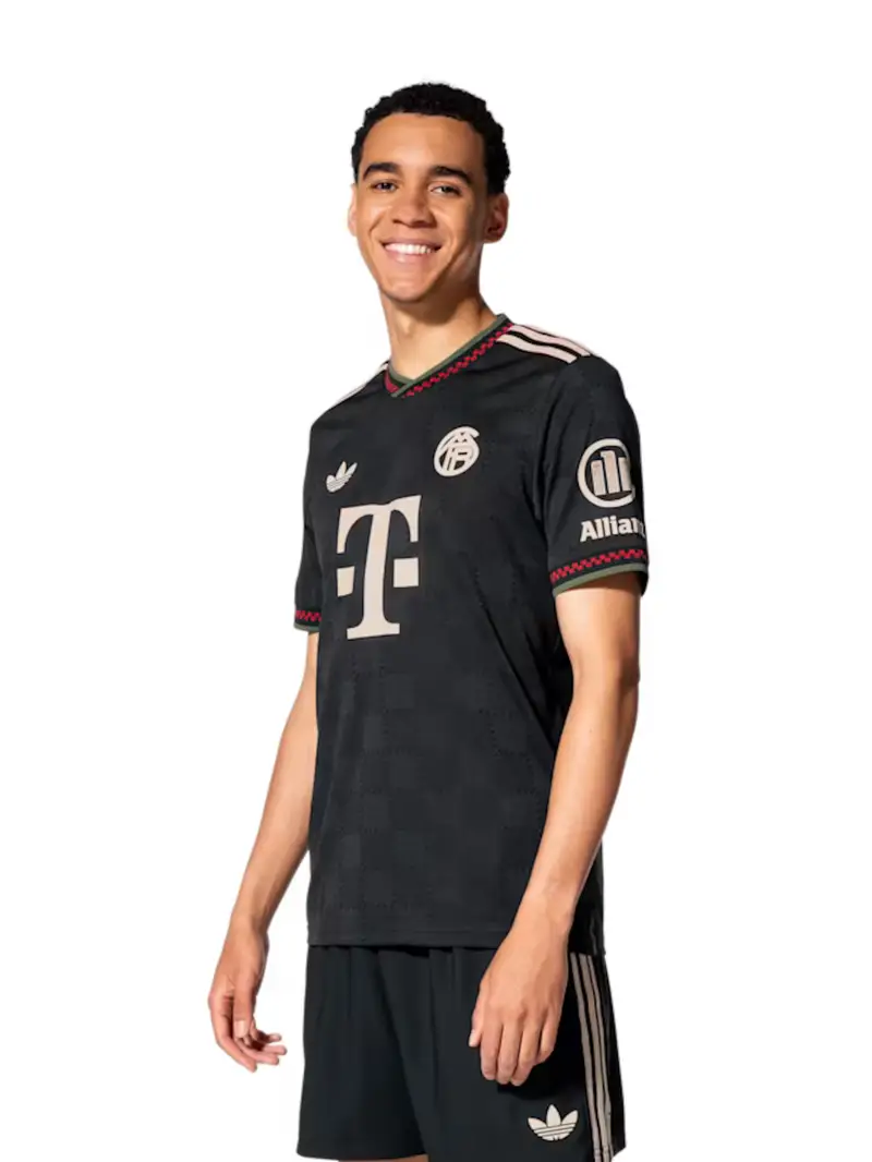 Maglia trikot 'UCL 25-26' crema / verde / rosso / nero miniatura 3