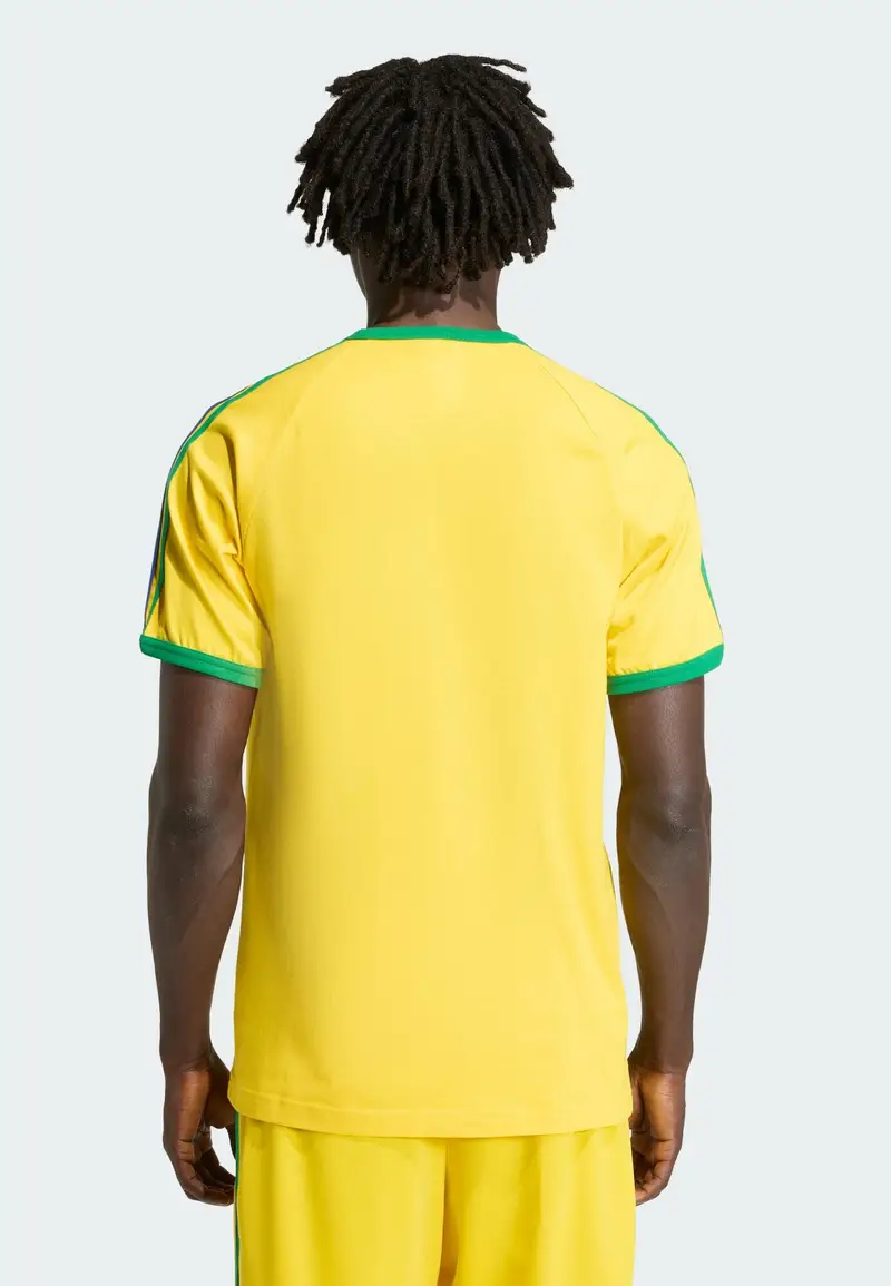 Maglietta 3-STRIPES navy / giallo scuro / giada miniatura 3