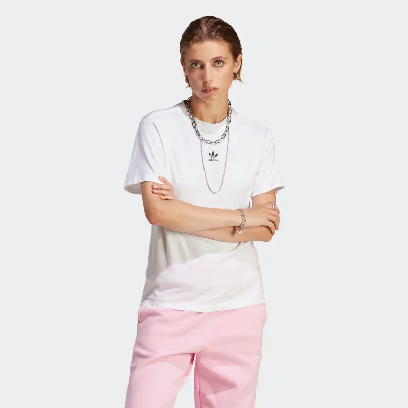 Maglietta 'Adicolor Essentials' nero / bianco miniatura 2