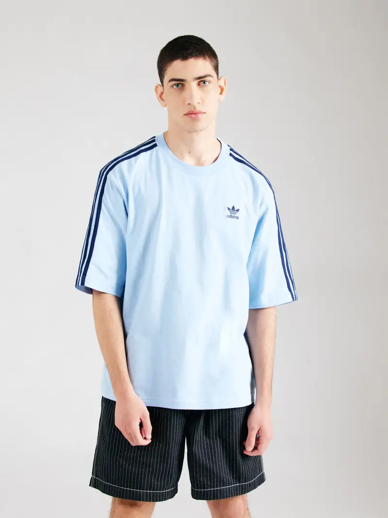 Maglietta Adicolor navy / blu chiaro miniatura 2