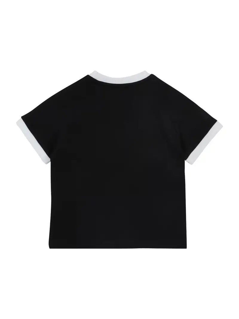 Maglietta 'Adicolor Trefoil' nero / bianco miniatura 2