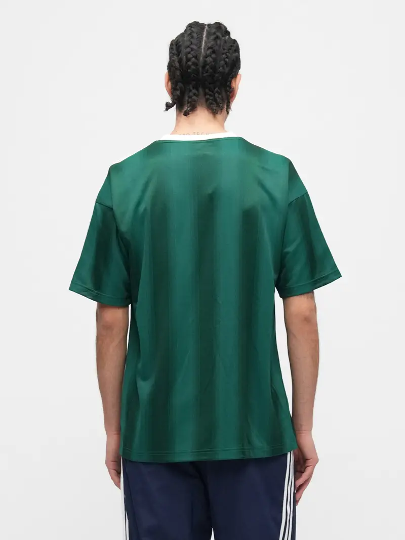 Maglietta Adicolor verde / verde scuro / bianco miniatura 3