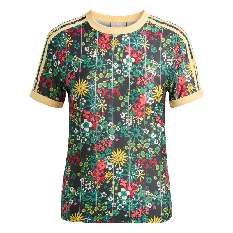 Maglietta Adidas Originals x Liberty London giallo / smeraldo / rosso / nero