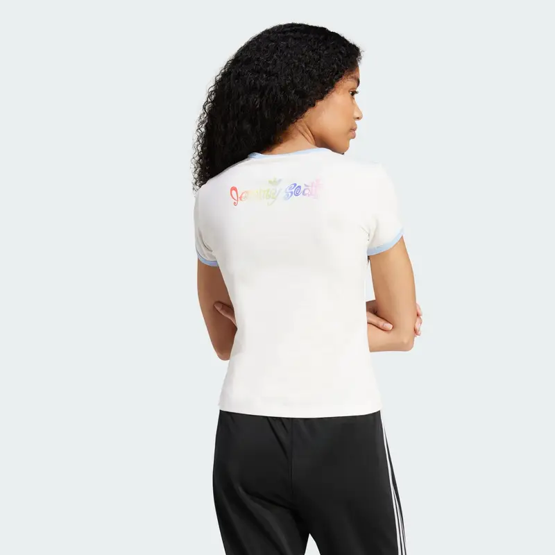 ADIDAS ORIGINALS Maglietta 'Adidas x Jeremy Scott' blu / giallo / rosso / bianco miniatura 2