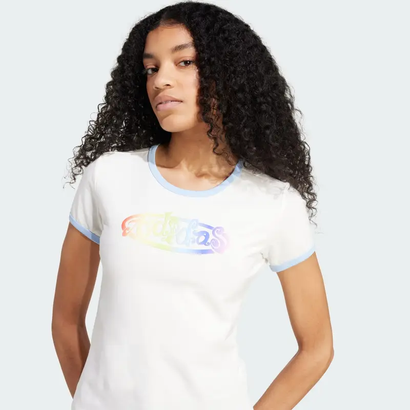 ADIDAS ORIGINALS Maglietta 'Adidas x Jeremy Scott' blu / giallo / rosso / bianco miniatura 3