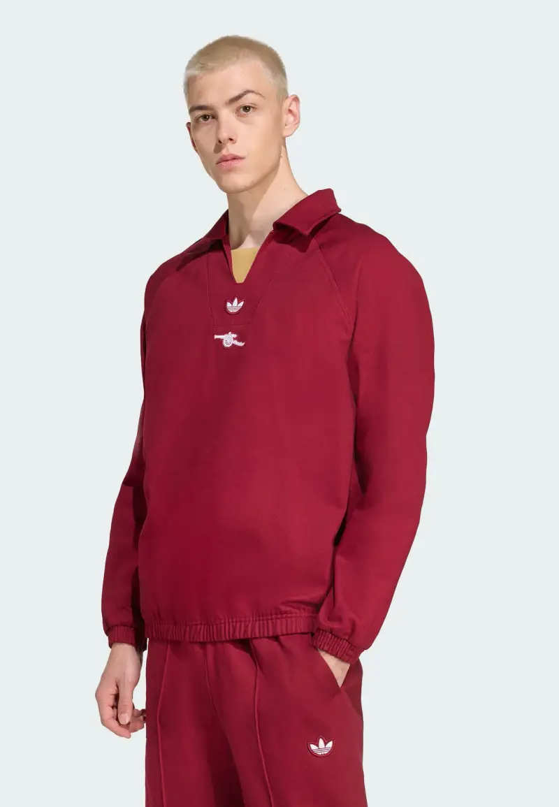 Adidas Originals Maglia rossa e bianca miniatura 2
