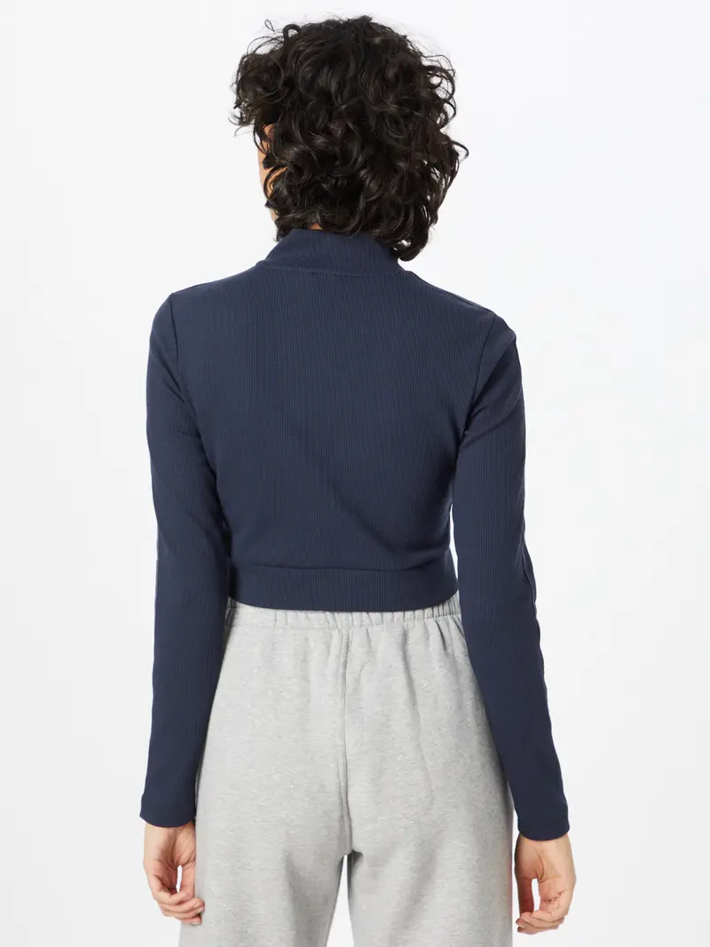 Maglietta blu scuro / bianco miniatura 3