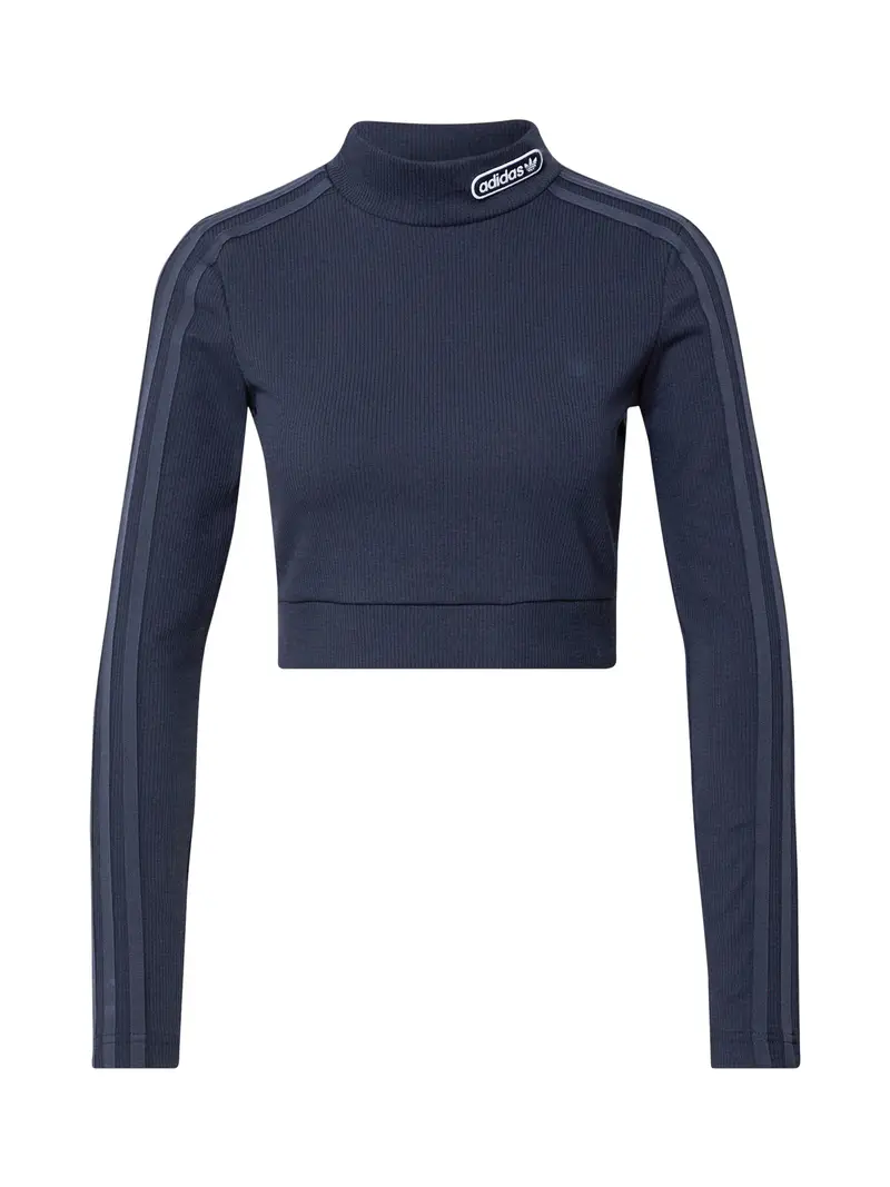 Maglietta blu scuro / bianco