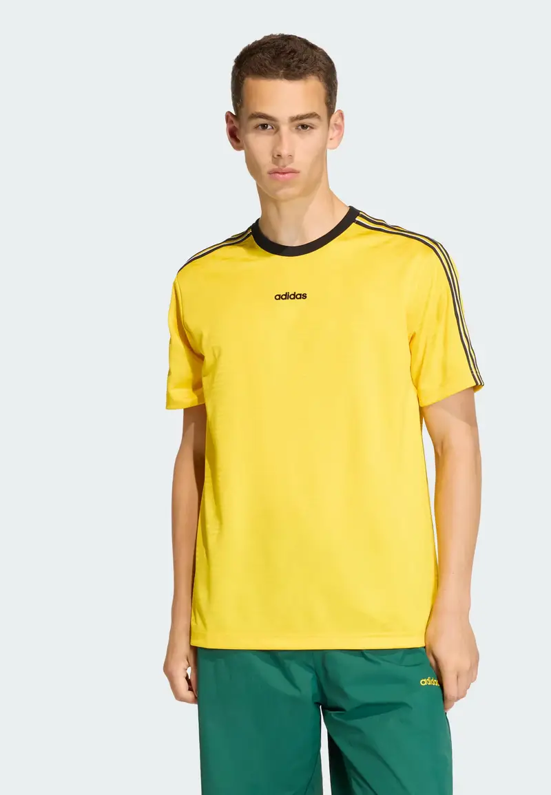 Adidas Originals Maglietta Uomo Giallo e Nero miniatura 3