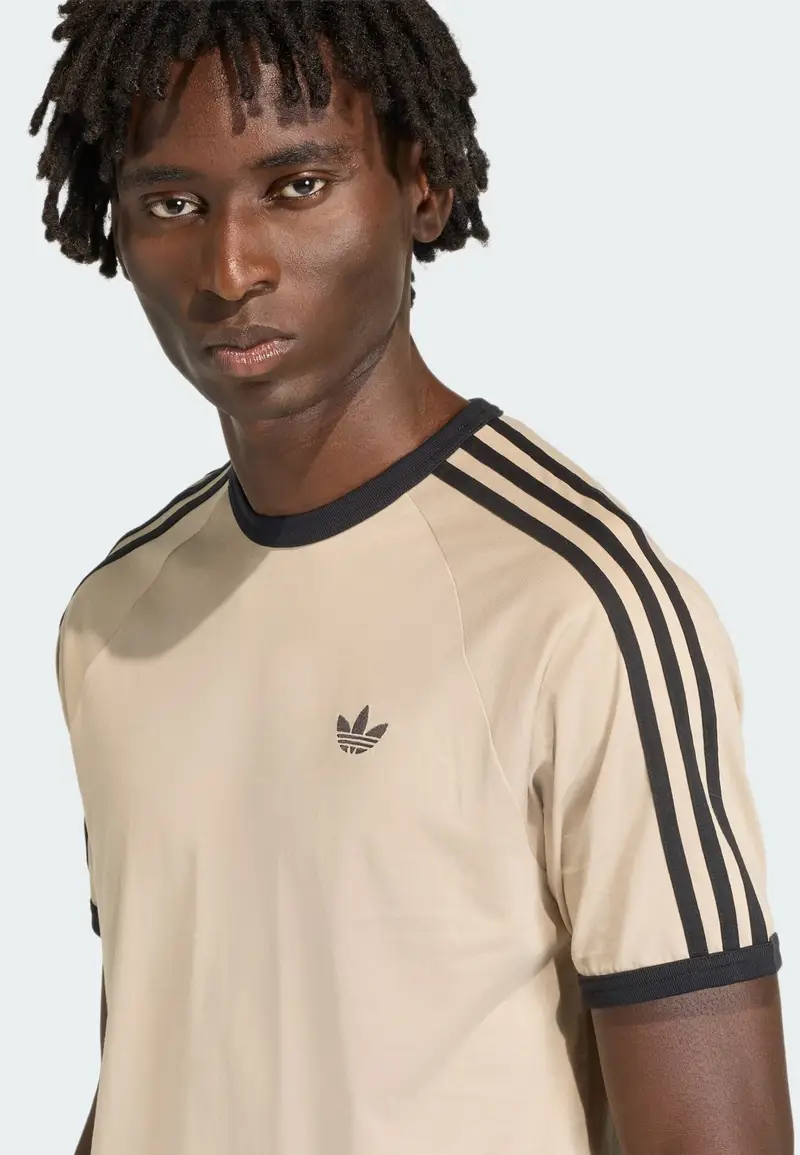 Maglietta cachi / nero miniatura 2