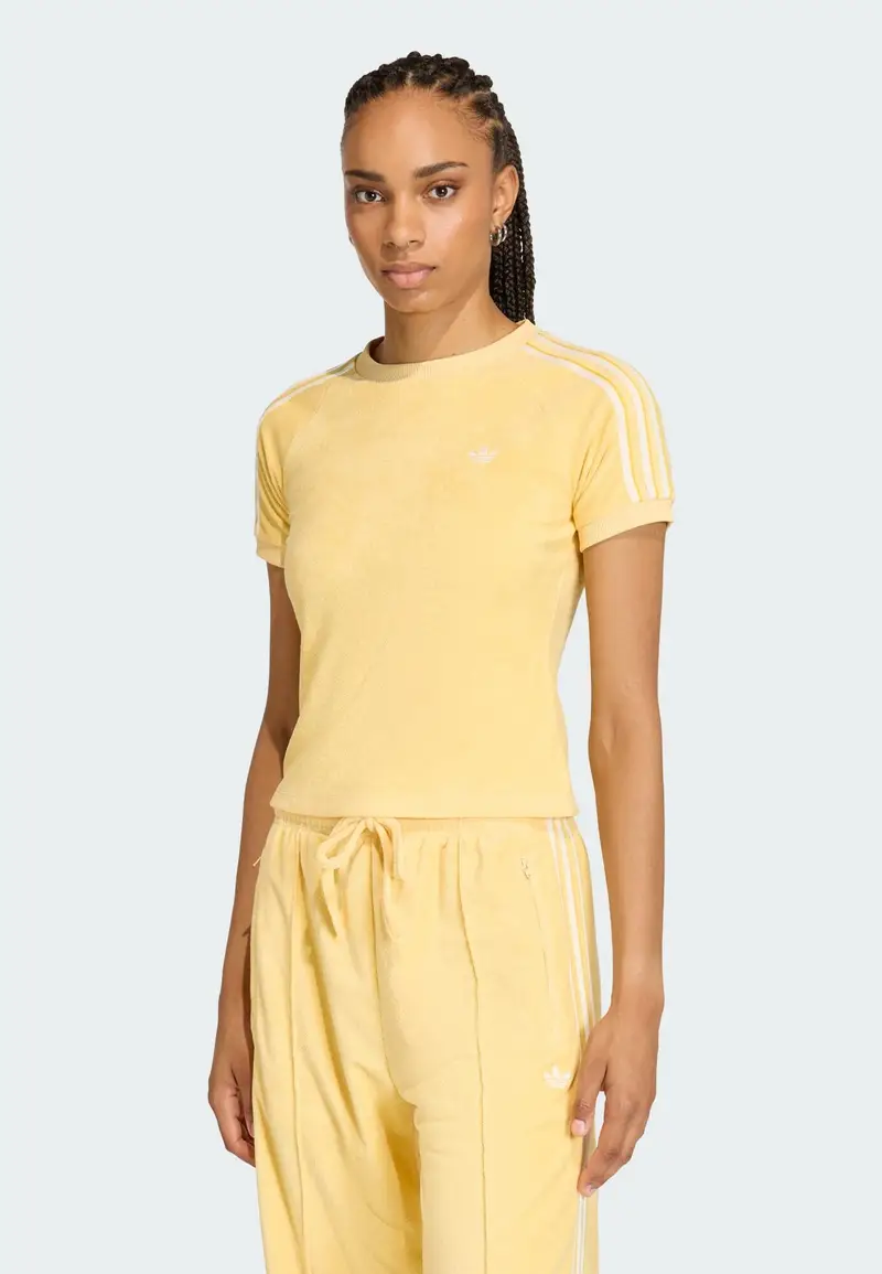 Maglietta Cali arancione chiaro / bianco miniatura 3