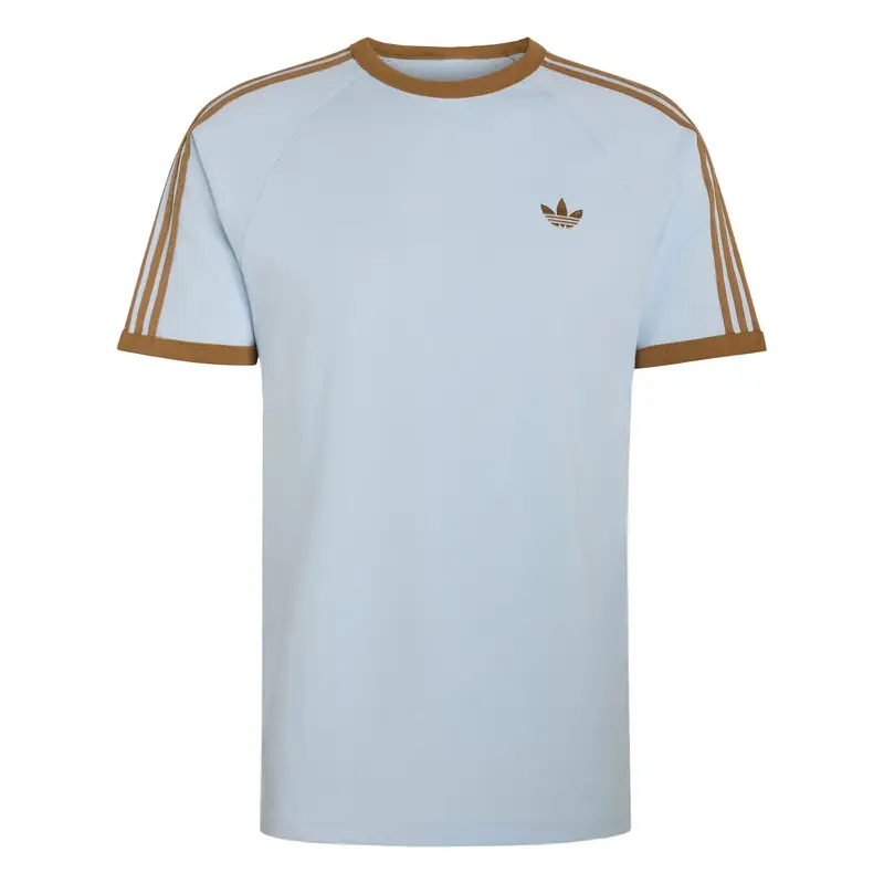 Maglietta Cali blu pastello / seppia