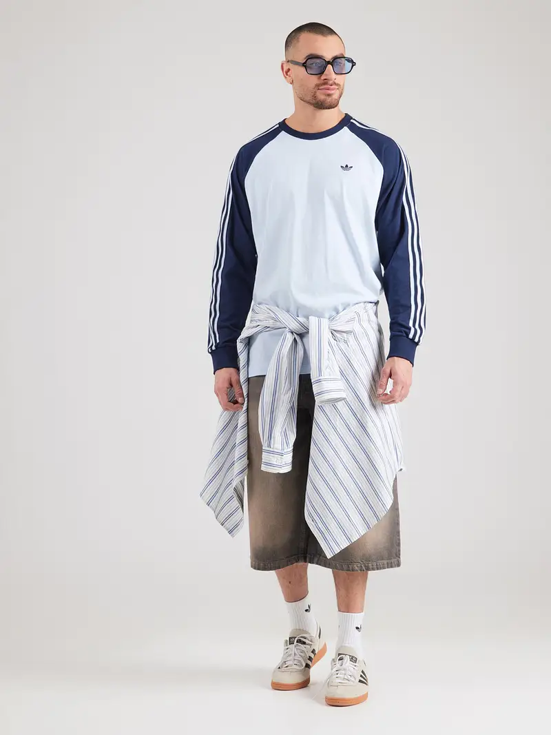 Maglietta CALI navy / blu chiaro miniatura 3