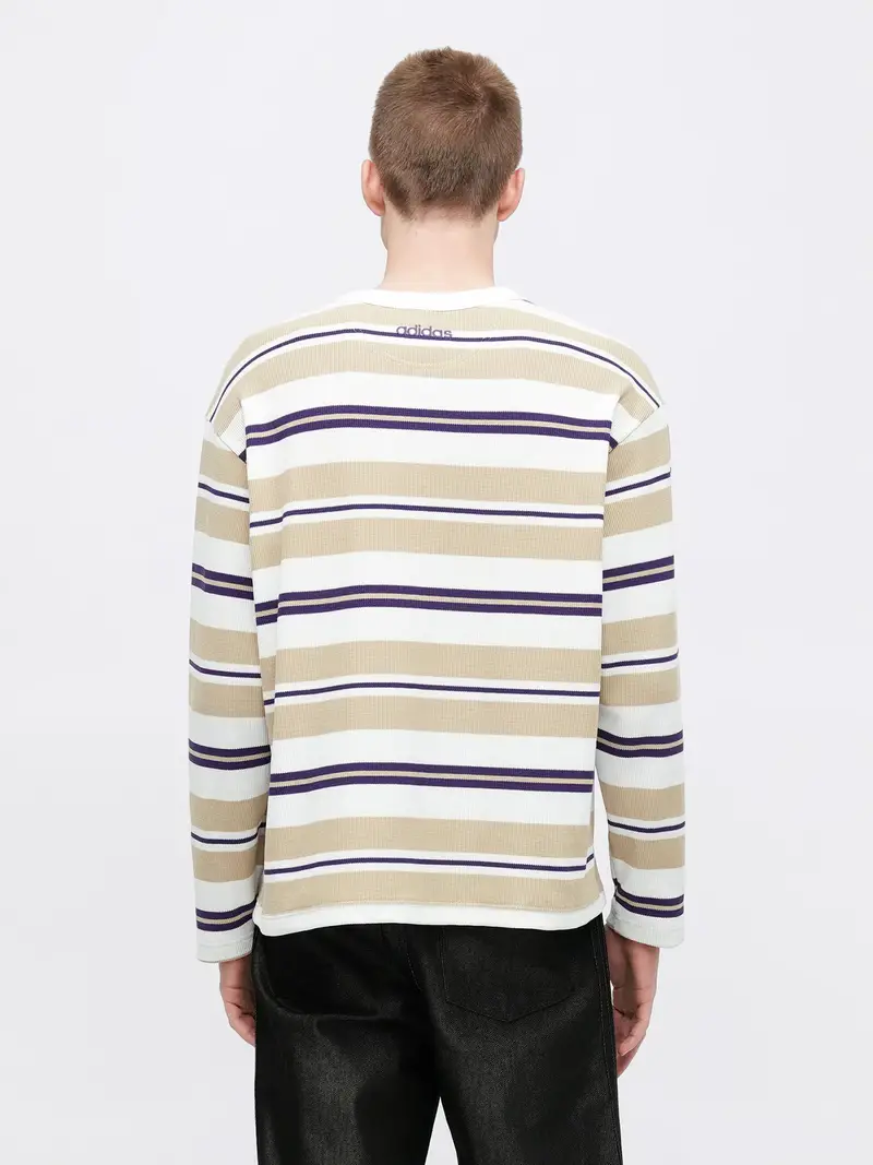 Maglietta cappuccino / lilla / bianco miniatura 3