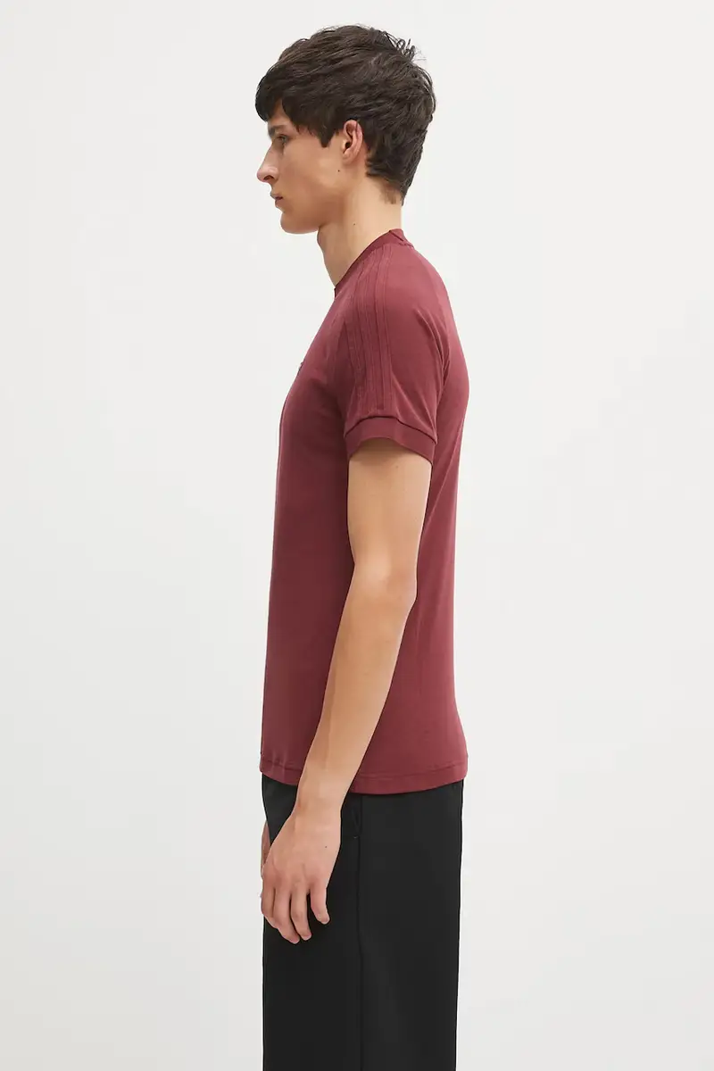 maglietta con lana Cali Tee colore granata JY3946 miniatura 2