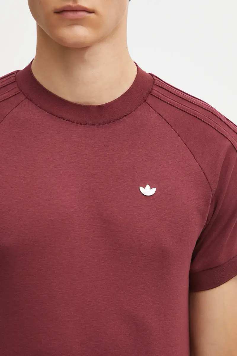 maglietta con lana Cali Tee colore granata JY3946 miniatura 4