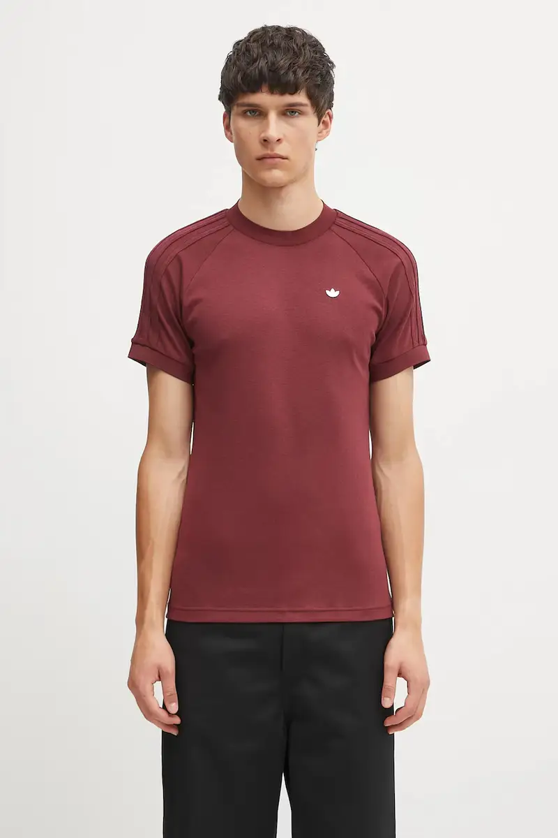 maglietta con lana Cali Tee colore granata JY3946