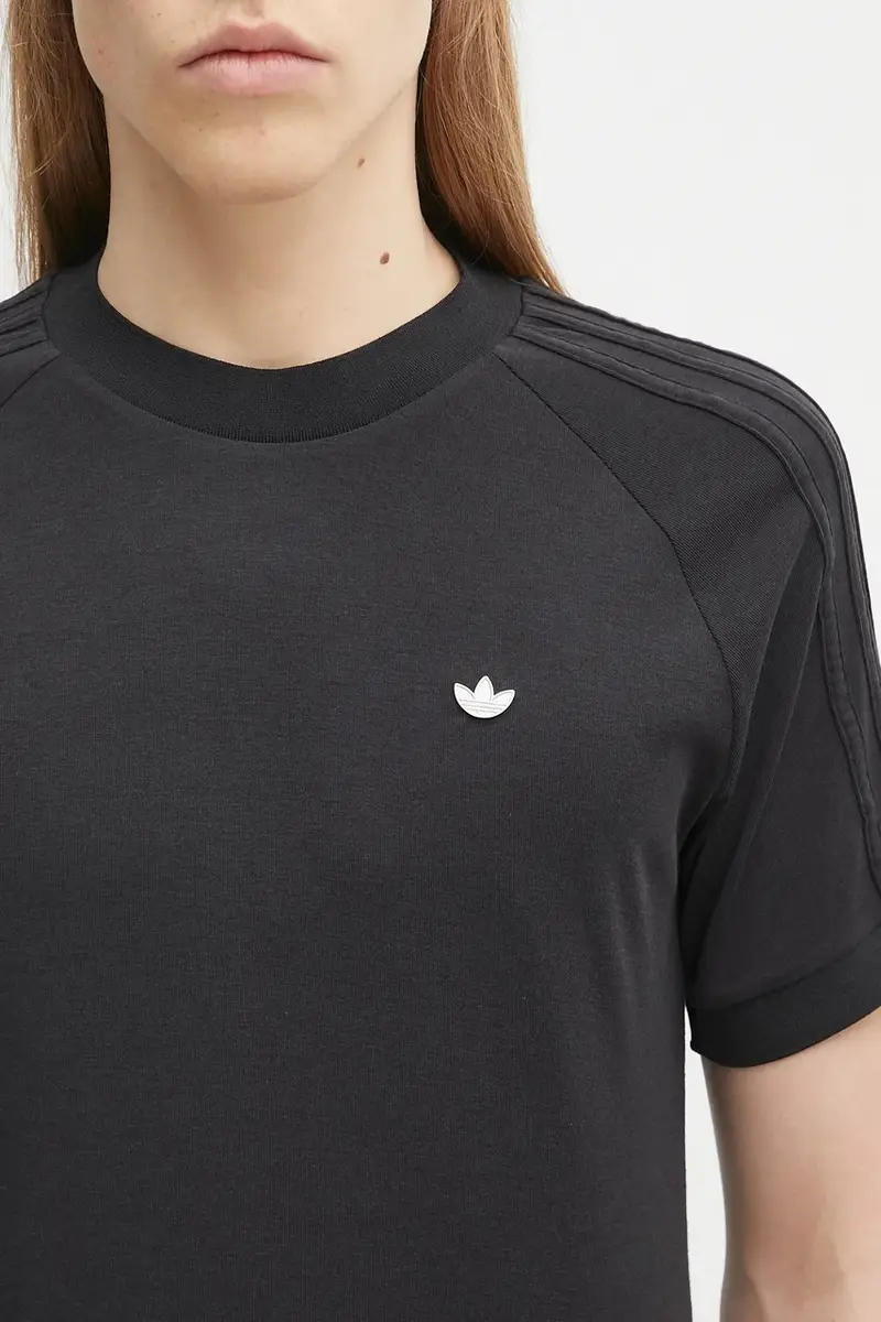 maglietta con lana Cali Tee colore nero JY3944 miniatura 4