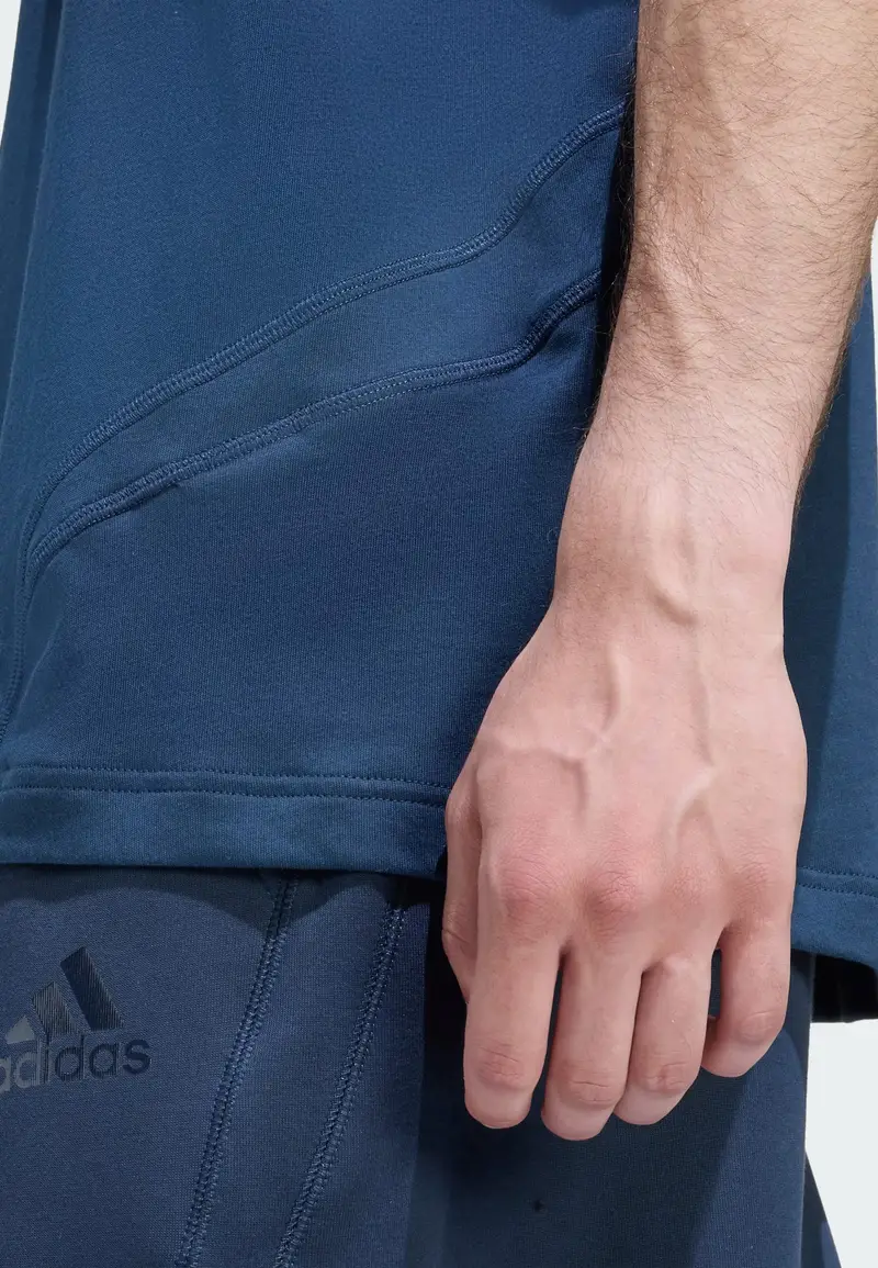 Maglietta CUTLINE REGULAR blu chiaro / blu scuro miniatura 2