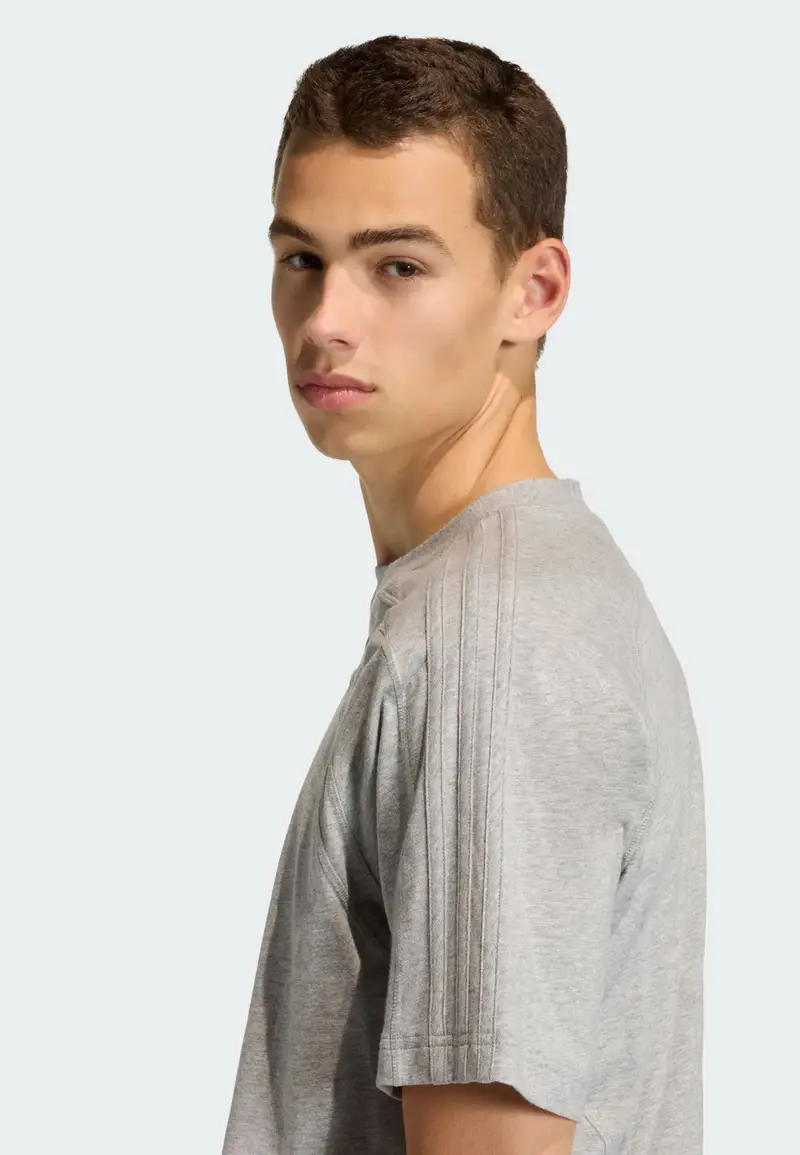 Maglietta CUTLINE REGULAR grigio chiaro miniatura 2